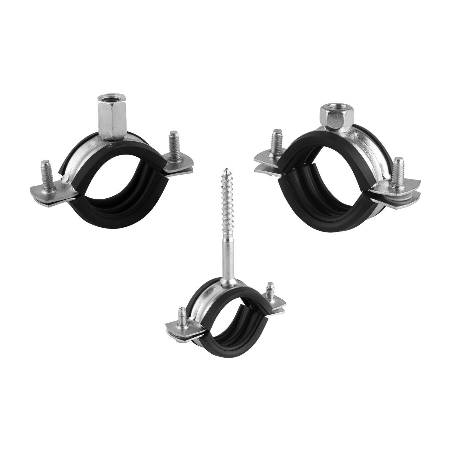 FOR PVC PIPE CLAMPS WITH RUBBER